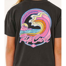 Koszulka dziewczęca RIP CURL Layday Crop-Girl czarna
