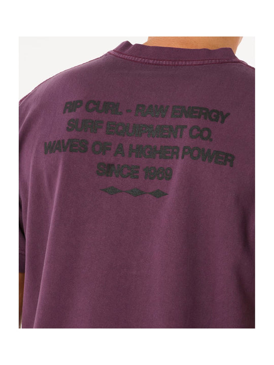 Koszulka RIP CURL Raw Energy Dolphin Tee fioletowy
