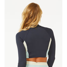 Top RIP CURL Block Party Spliced Crop L/S granatowy - Adventure Sports
