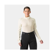 Bielizna termiczna damska HELLY HANSEN W LIFA MERINO MIDW GRA 1/2 ZIP biała

