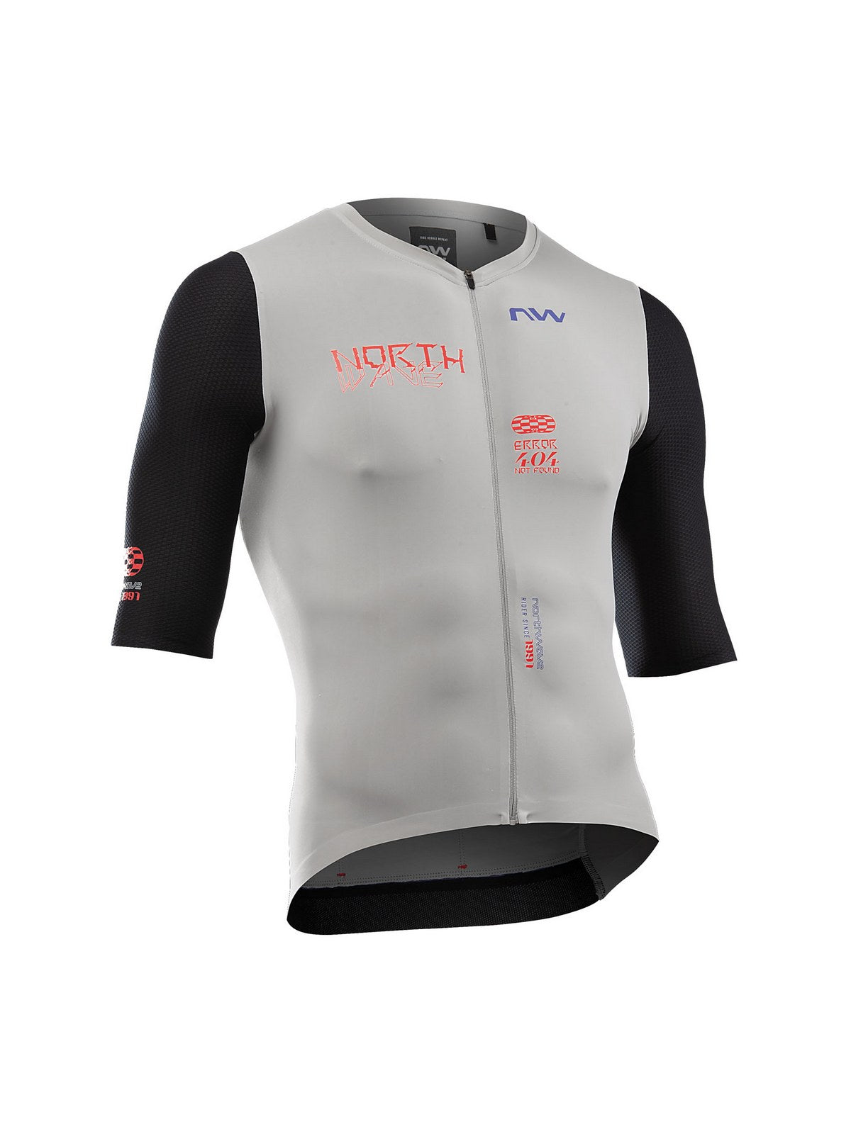 Koszulka rowerowa NORTHWAVE Extreme Evo Jersey jasny szary - Adventure Sports