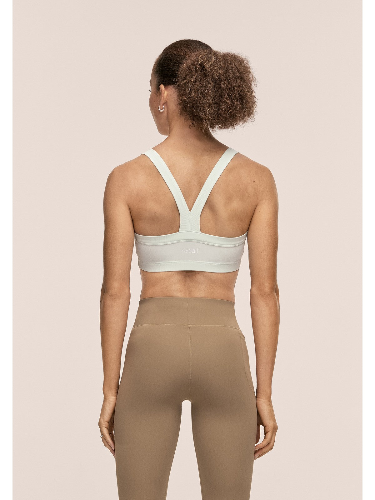 Top damski CASALL Defined Rib Sport Top kolor zielony