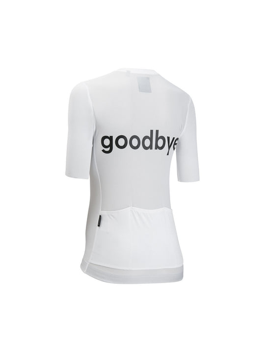 Koszulka rowerowa NORTHWAVE Blade Hello Goodbye Woman Jersey S/s biała
