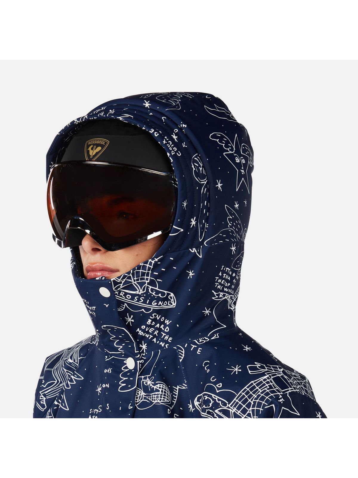 Kurtka narciarska damska ROSSIGNOL W JCC SUBLIM JKT granatowa