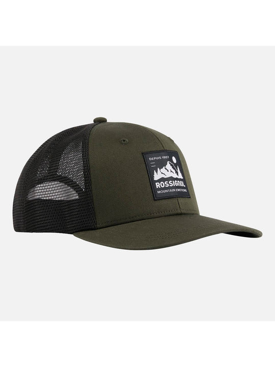 Czapka z daszkiem ROSSIGNOL Mid Crown Trucker Cap zielona
