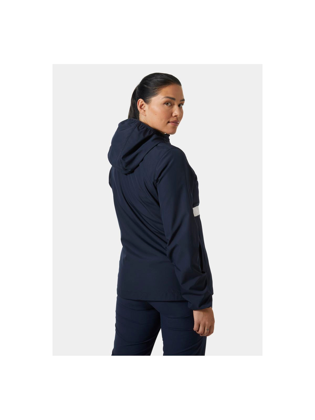 Bluza HELLY HANSEN W Salt Stripe Windbreaker granatowy - Adventure Sports