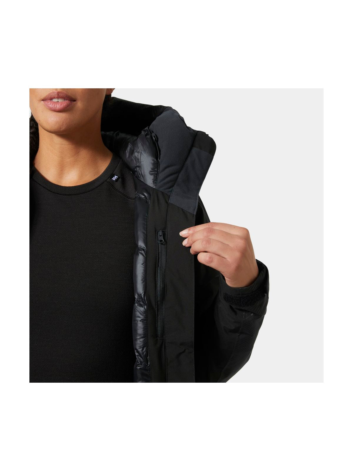 Kurtka narciarska damska HELLY HANSEN W VALDISERE 3.0 JACKET czarna