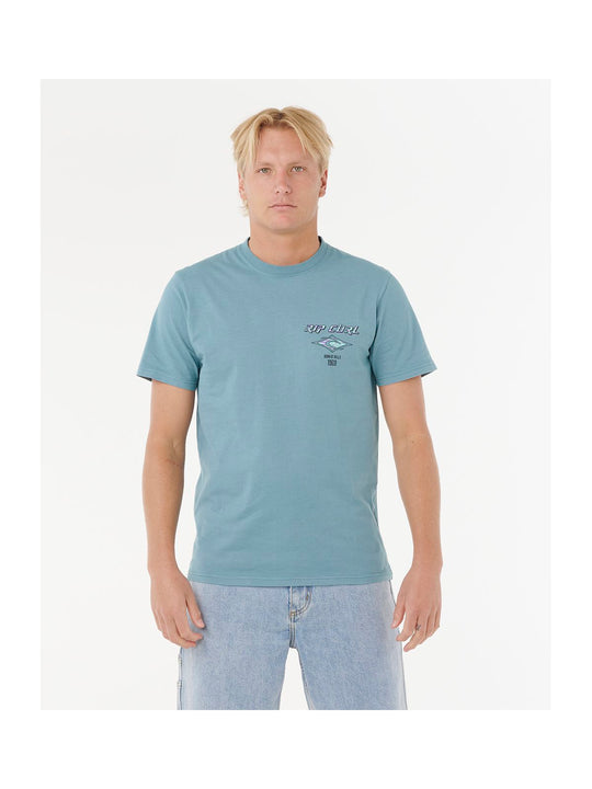 Koszulka RIP CURL FADE OUT ICON TEE niebieska
