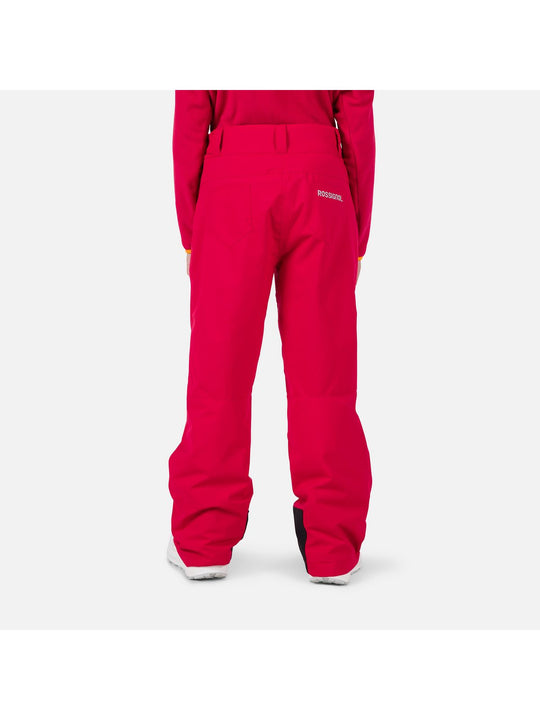 Spodnie narciarskie dziewczęce Rossignol Girl Ski Pant czerwony - Adventure Sports

