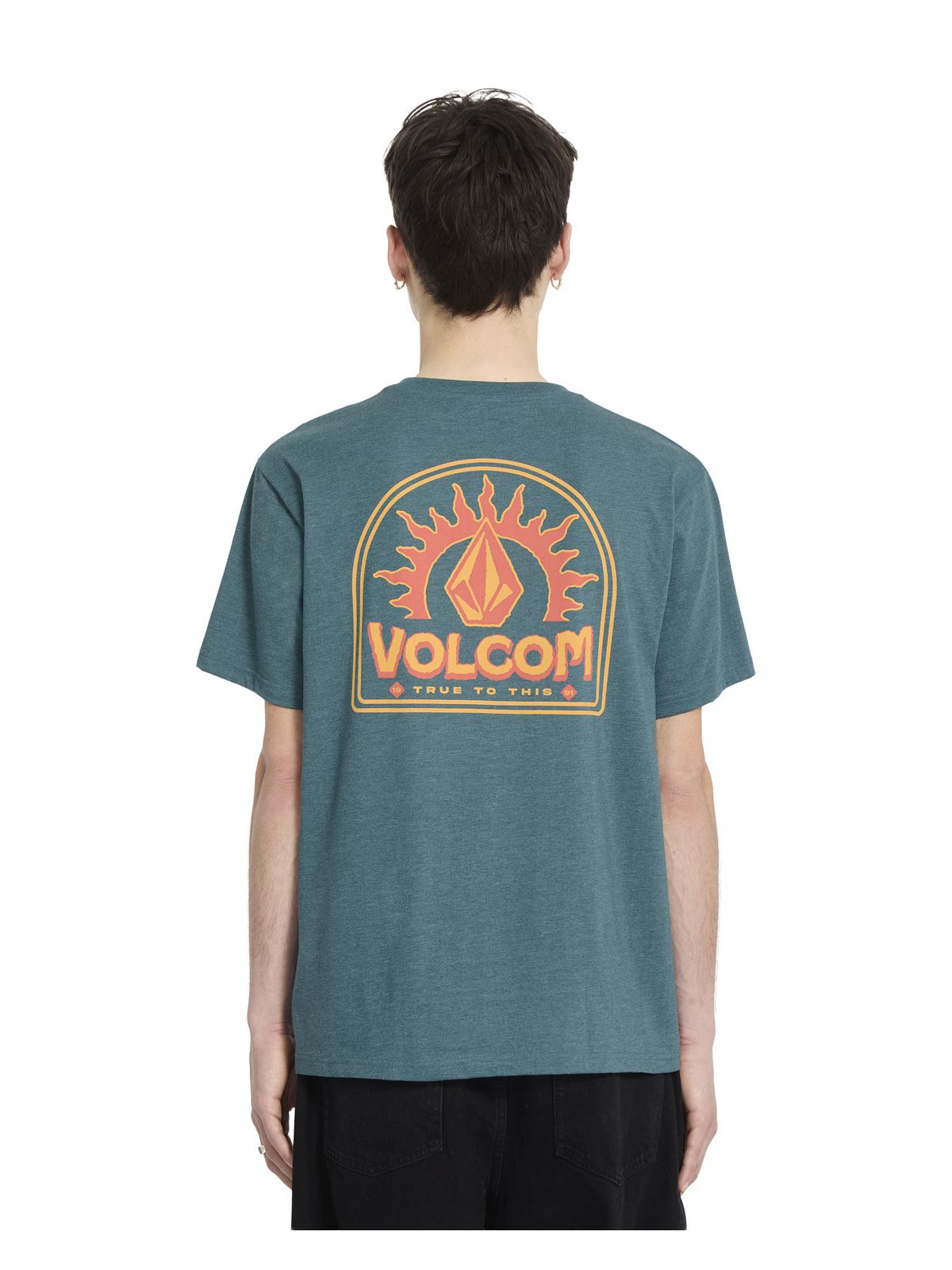 Koszulka rowerowa VOLCOM Solstice Hth Sst zielony