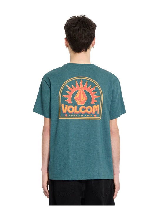 Koszulka rowerowa VOLCOM Solstice Hth Sst zielony
