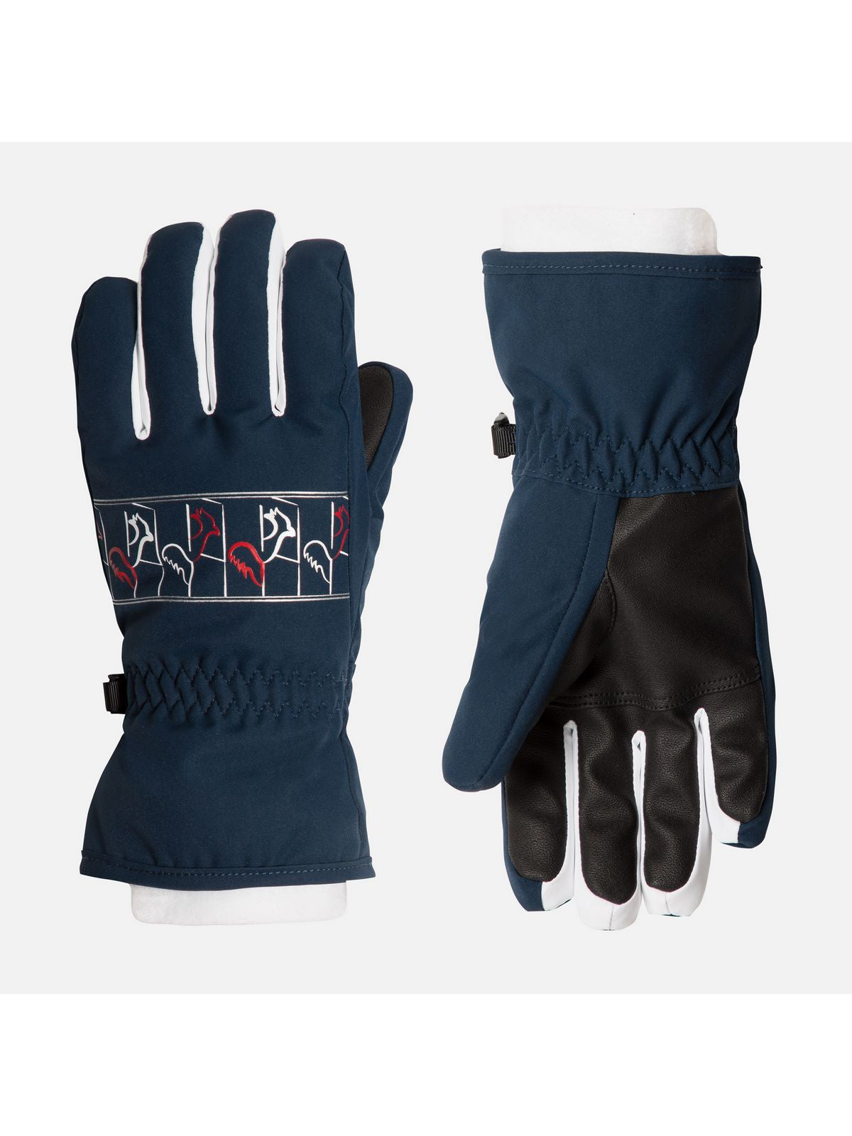 Rękawice narciarskie dziecięce Rossignol Jr Jane Impr G granatowy - Adventure Sports