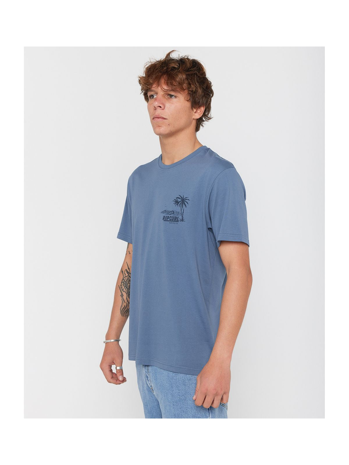 Koszulka RIP CURL SPORTLINE TUBULAR TEE niebieska