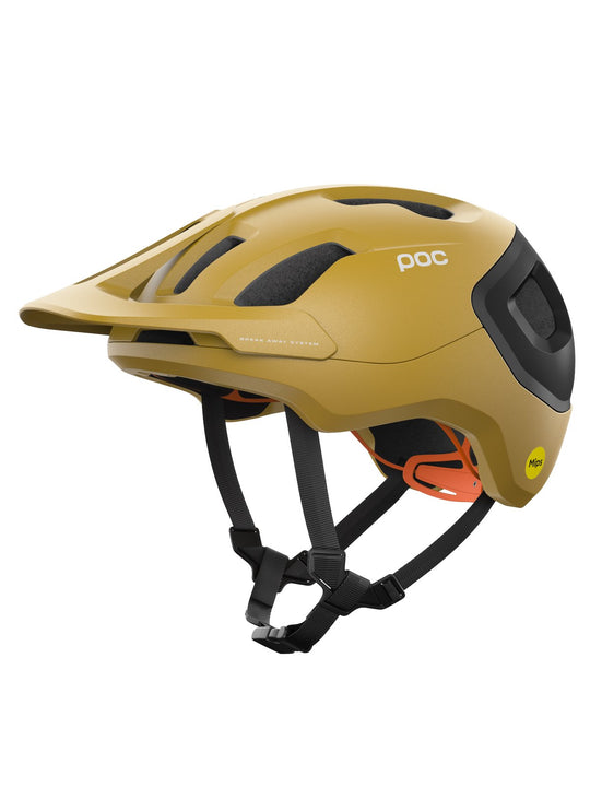 Kask rowerowy POC Axion Race MIPS brązowo czarny - Adventure Sports
