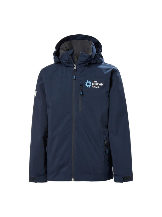 Kurtka Dziecięca Żeglarska HELLY HANSEN K/Jr The Ocean Race Jacket granatowa

