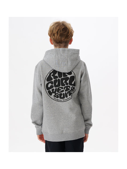 Bluza dziecięca RIP CURL Wetsuit Icon Hood-Kid szary - Adventure Sports
