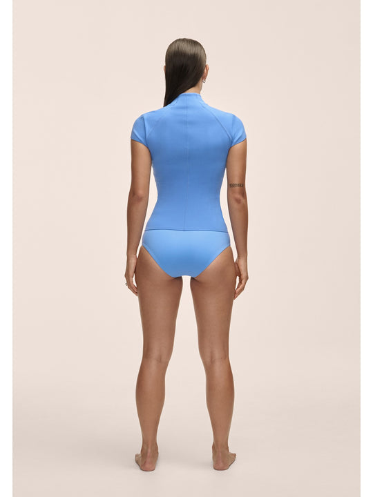 Dół od kostiumu Casall High Waist Bikini Brief niebieski - kostium - Adventure Sports
