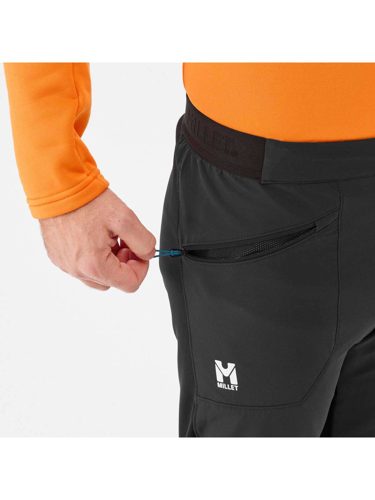 Męskie spodnie outdoorowe MILLET M Pierra Ment Pt Czarny - Spodnie - Adventure Sports