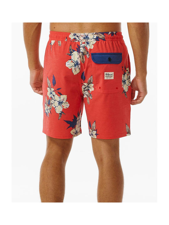 Boardshorty surfingowe męskie RIP CURL Aloha Hotel Volley czerwony - Adventure Sports

