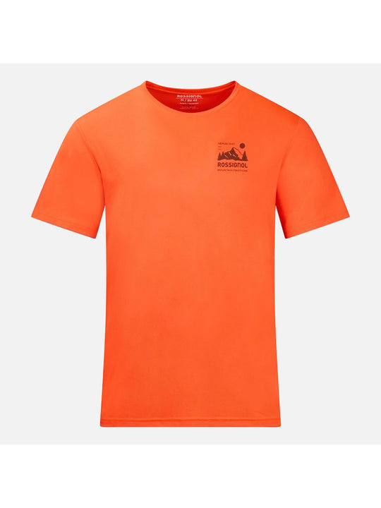 Koszulka męska ROSSIGNOL M Graphic Active Tee pomarańczowa
