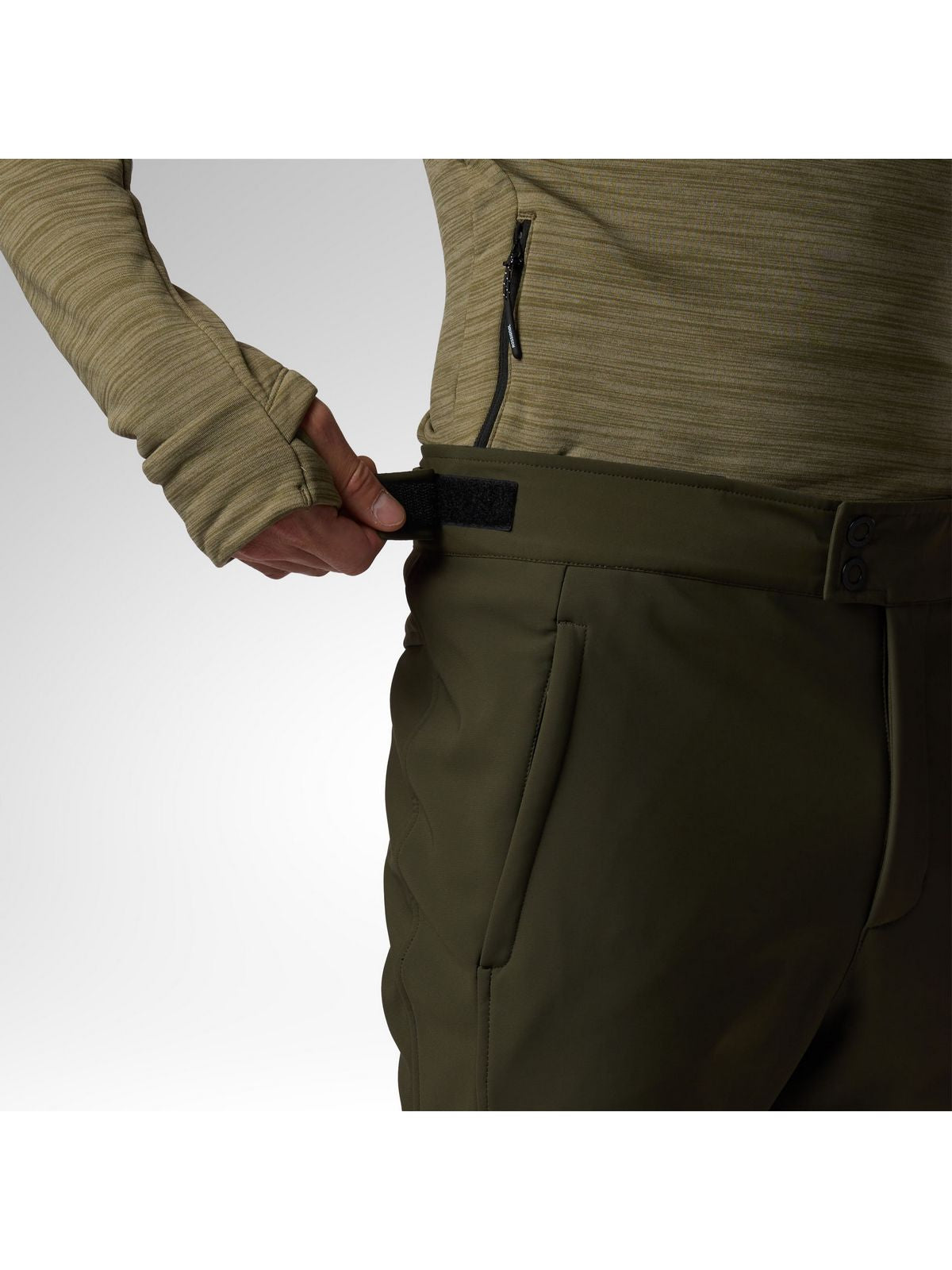 Spodnie narciarskie męskie ROSSIGNOL M Resort Softshell Pant zielone