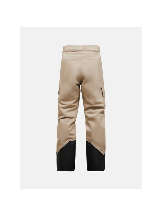 Męskie spodnie narciarskie Peak Performance M Edge Insulated Pants beżowy - Spodnie - Adventure Sports
