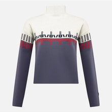 Sweter damski ROSSIGNOL W PATTERNED TN SWEATER niebieski
