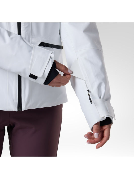 Kurtka narciarska damska ROSSIGNOL W Rochrun Insulated Jkt biała
