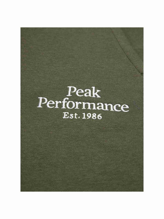 Spodnie dresowe dziecięce Peak Performance Jr Original Pants zielony - Adventure Sports
