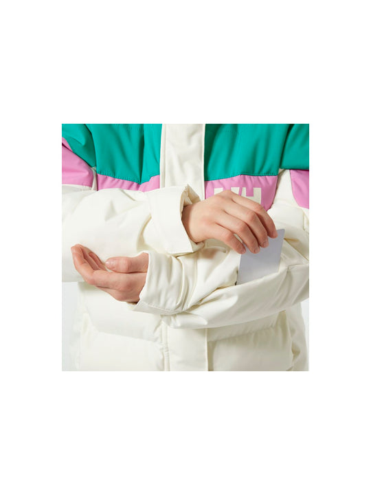 Kurtka narciarska dziecięca HELLY HANSEN Jr Girl Diamond Jacket kolor biały
