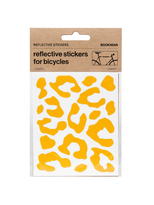 Naklejki odblaskowe BOOKMAN Reflective Leopard Print żółty
