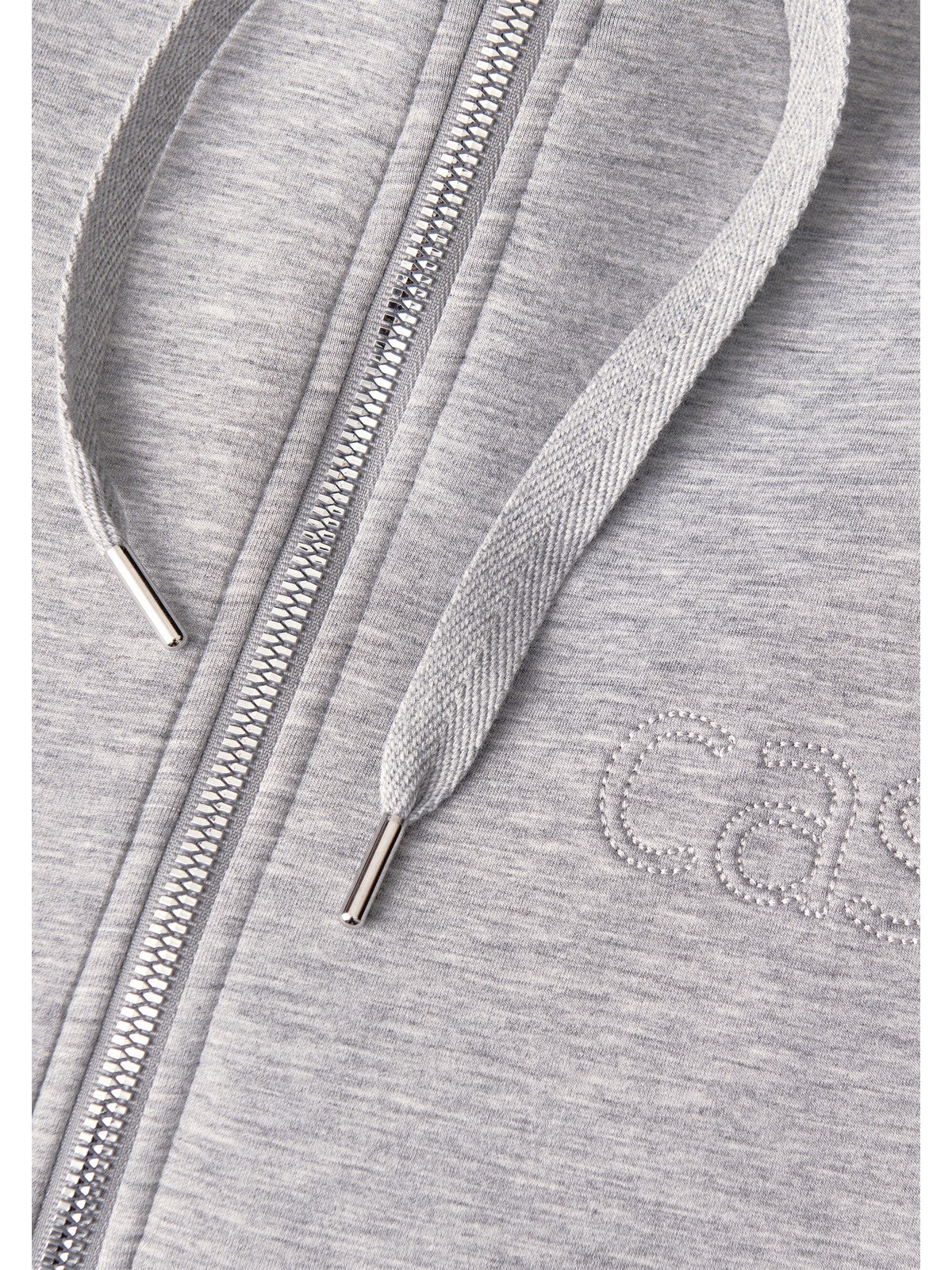 Bluza damska CASALL Scuba Billow Zip Hoodie kolor szary