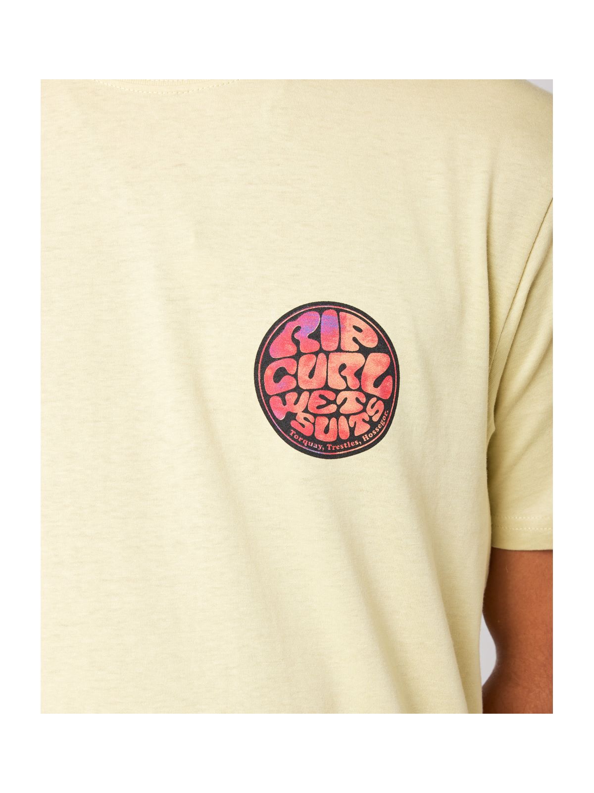 Koszulka RIP CURL Passage Tee żółty - Adventure Sports
