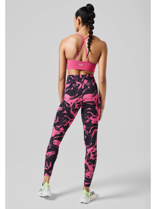 Legginsy CASALL Essential Printed Tights różowy - Adventure Sports
