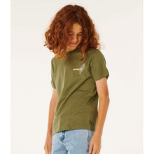 Koszulka chłopięca RIP CURL Eternal Shred Art Tee-Boy zielona
