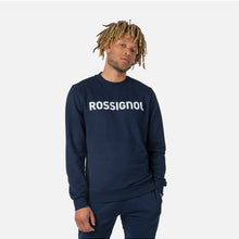 Bluza męska sportowa Rossignol LOGO SWEAT RN FL granatowy - Adventure Sports
