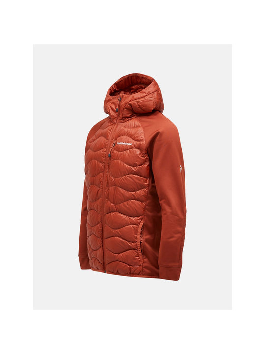 Kurtka Peak Performance M Helium Down Hybrid Hood brązowy - Adventure Sports

