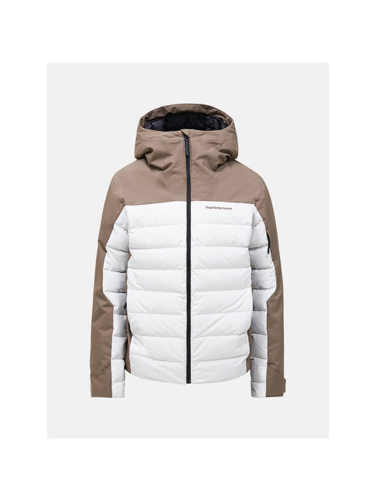 Kurtka narciarska damska Peak Performance Shred Down Ski Jacket brązowa
