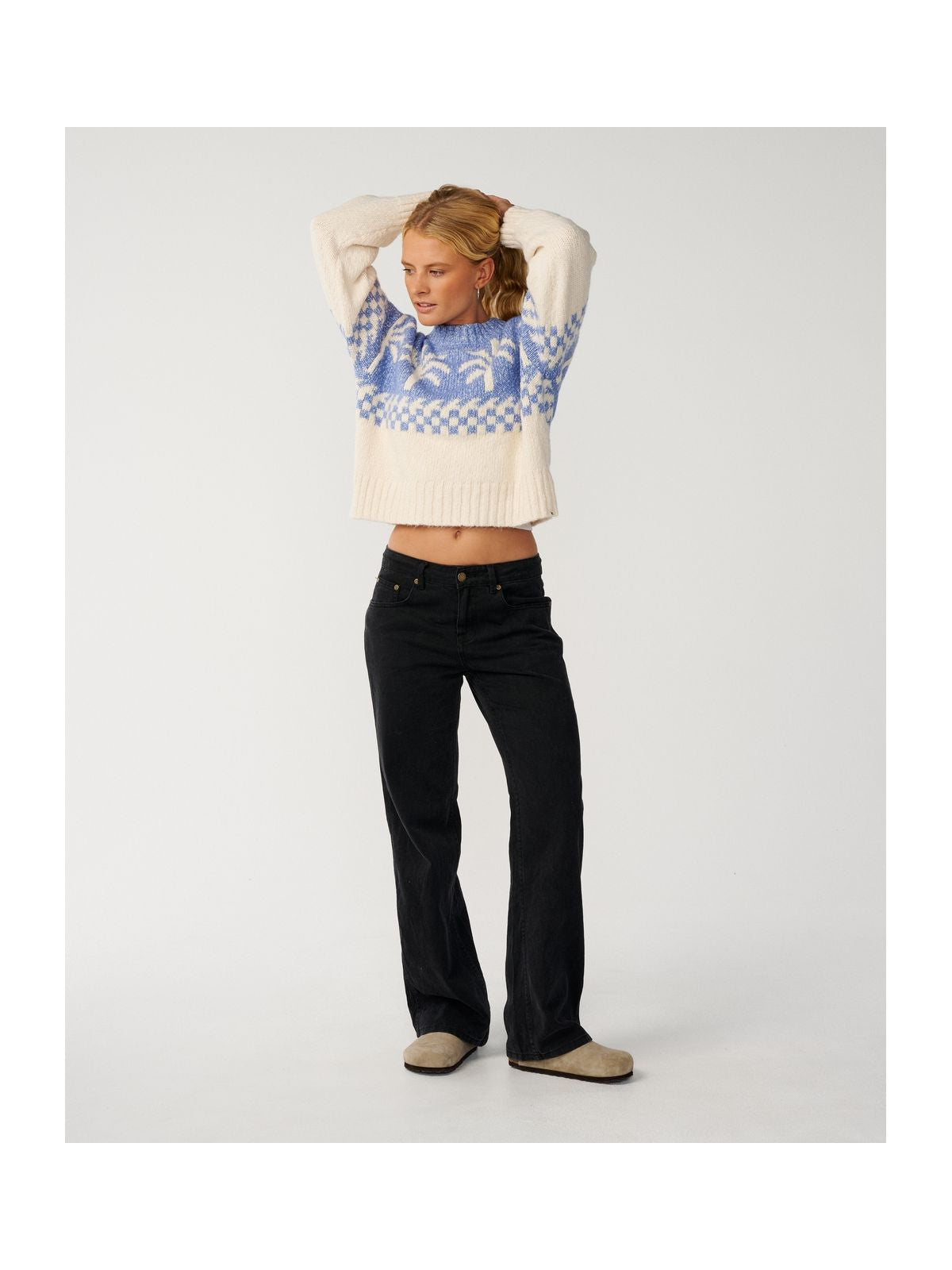 Sweter damski RIP CURL Bossa Nova Neps Crew granatowy
