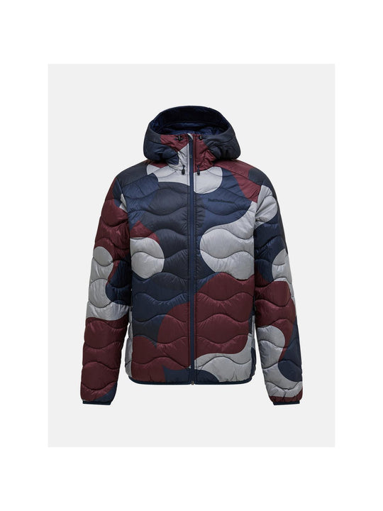 Kurtka męska PEAK PERFORMANCE Helium AOP Down Hood Jacket multikolor
