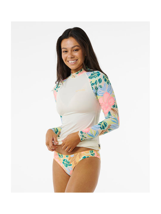 Lycra RIP CURL Follow The Sun Upf 50 L/S pomarańczowy - Adventure Sports
