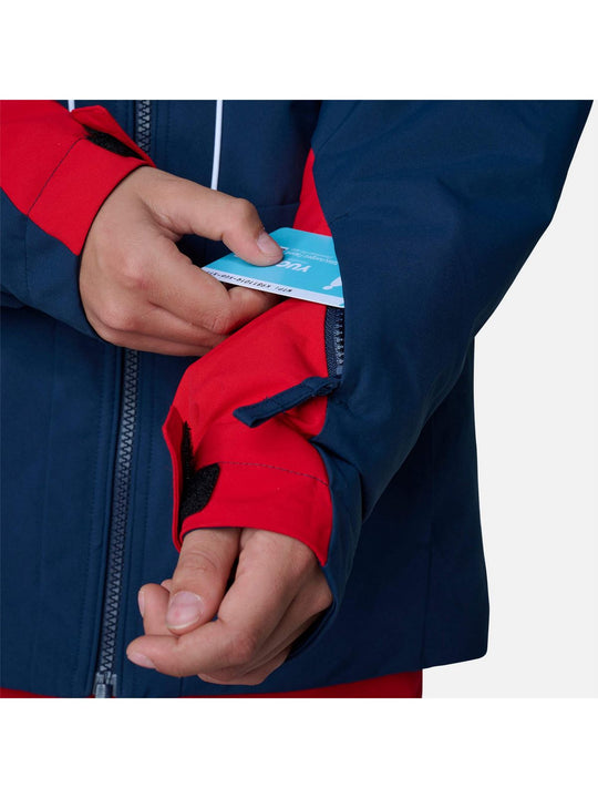 Kurtka Rossignol Boy Ski Jkt granatowy - narciarska - Adventure Sports
