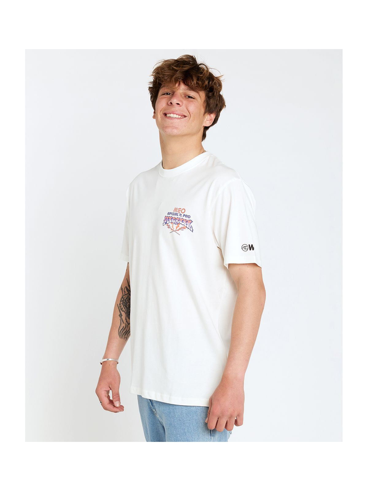 Koszulka RIP CURL Meo Rip Curl Pro Tee biały