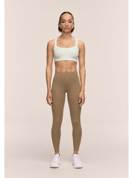 Legginsy treningowe damskie CASALL Essential Tights kolor zielony

