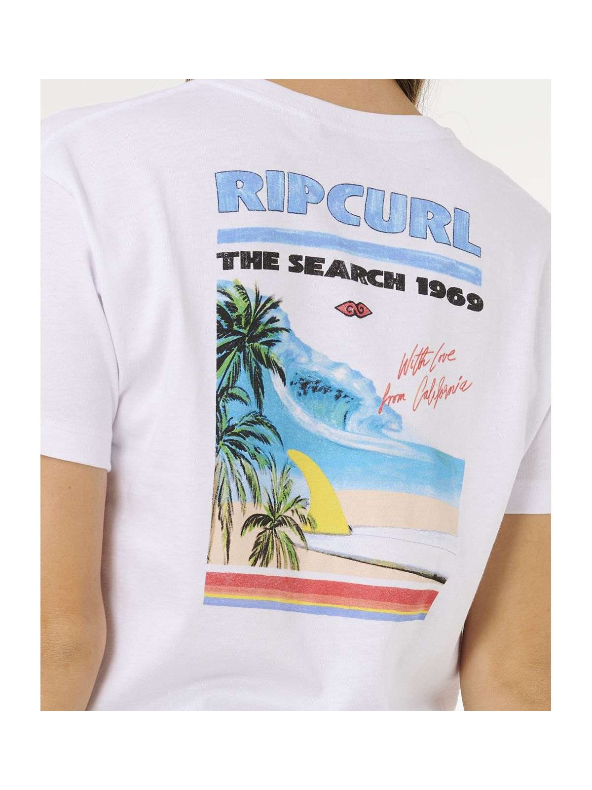 Koszulka damska RIP CURL Hayley O Crop Tee biała