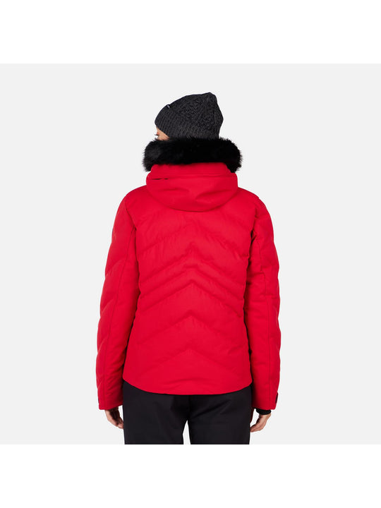 Kurtka narciarska damska ROSSIGNOL W STACI INSULATED JKT czerwona
