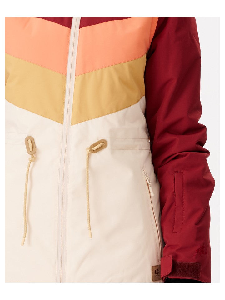 Kurtka narciarska RIP CURL Rider Betty Jacket czerwony - Adventure Sports