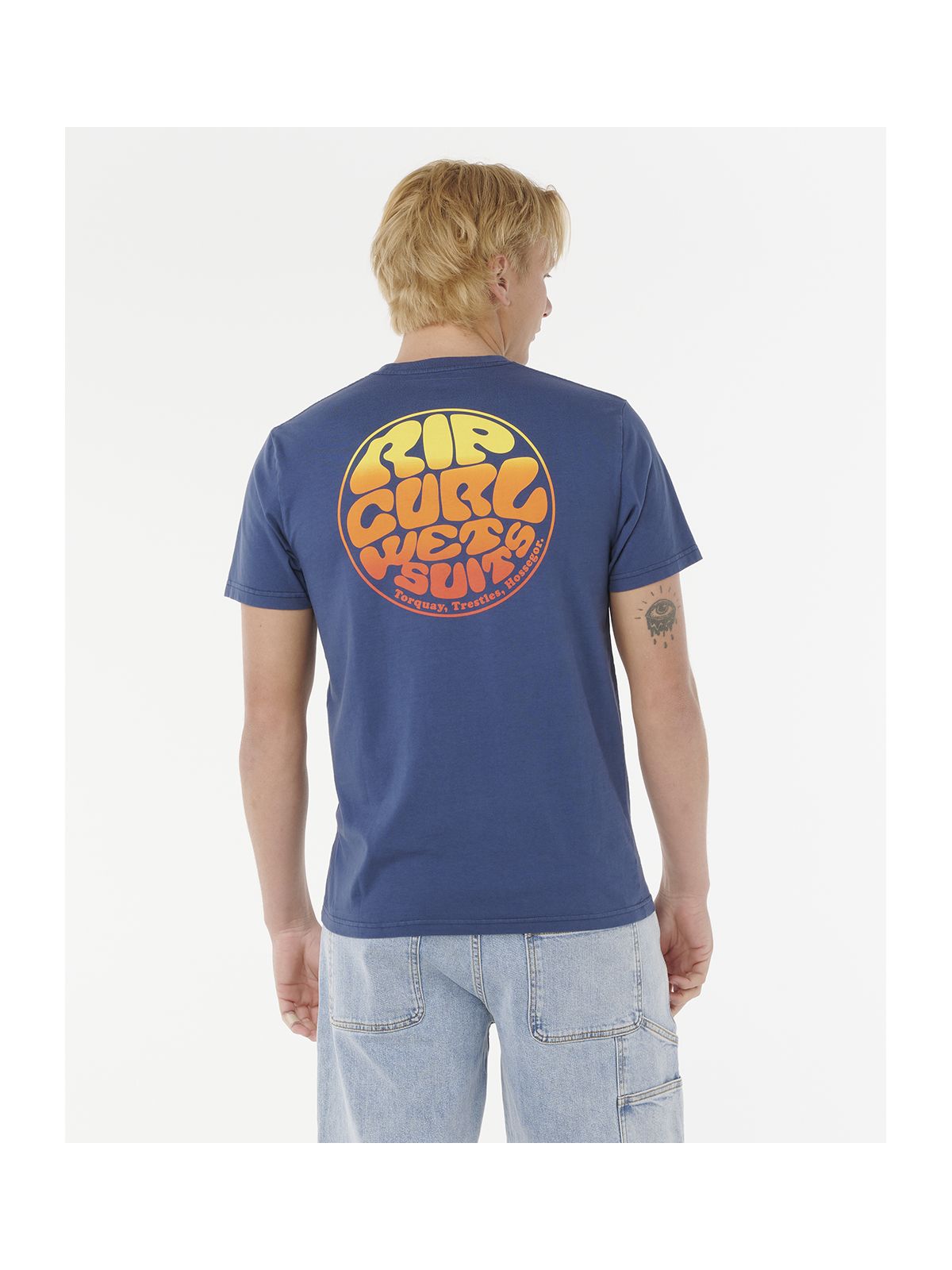 Koszulka RIP CURL WETTIE PASSAGE ICON TEE granatowa
