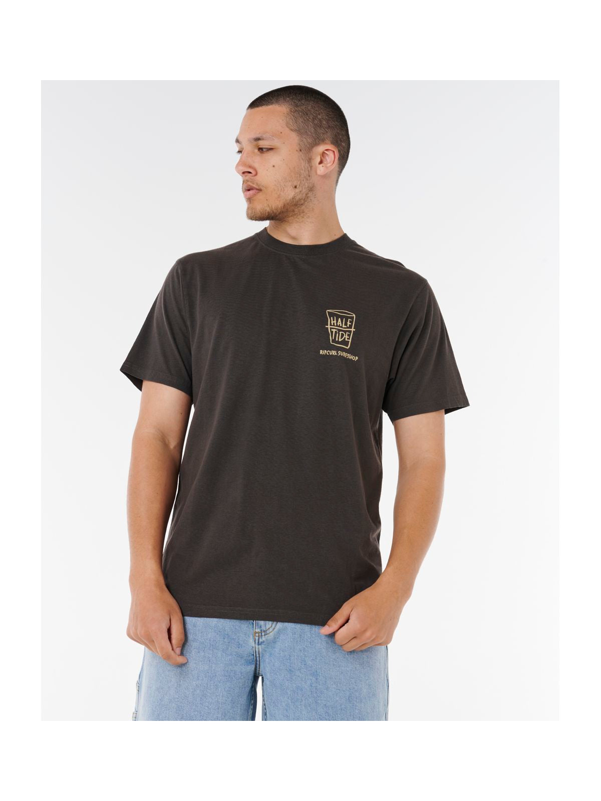 Koszulka RIP CURL SHAPER ADDRESS TEE czarna