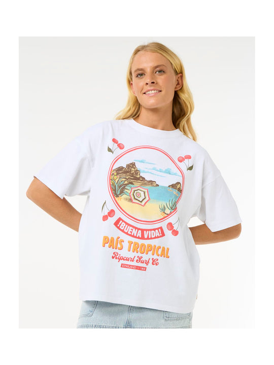 Koszulka RIP CURL Cove Heritage Tee biały
